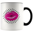 Pink Lip Polka Coffee Mug - Shop Sassy Chick