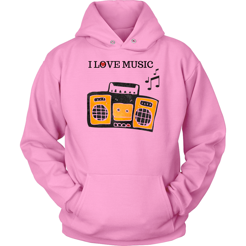 I Love House Music Hoodie