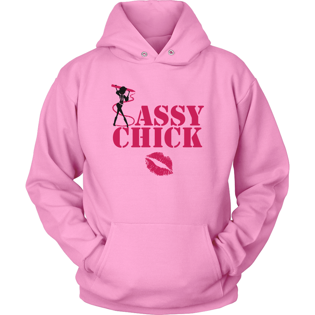 Sassy Chick Pink Lip Hoodie