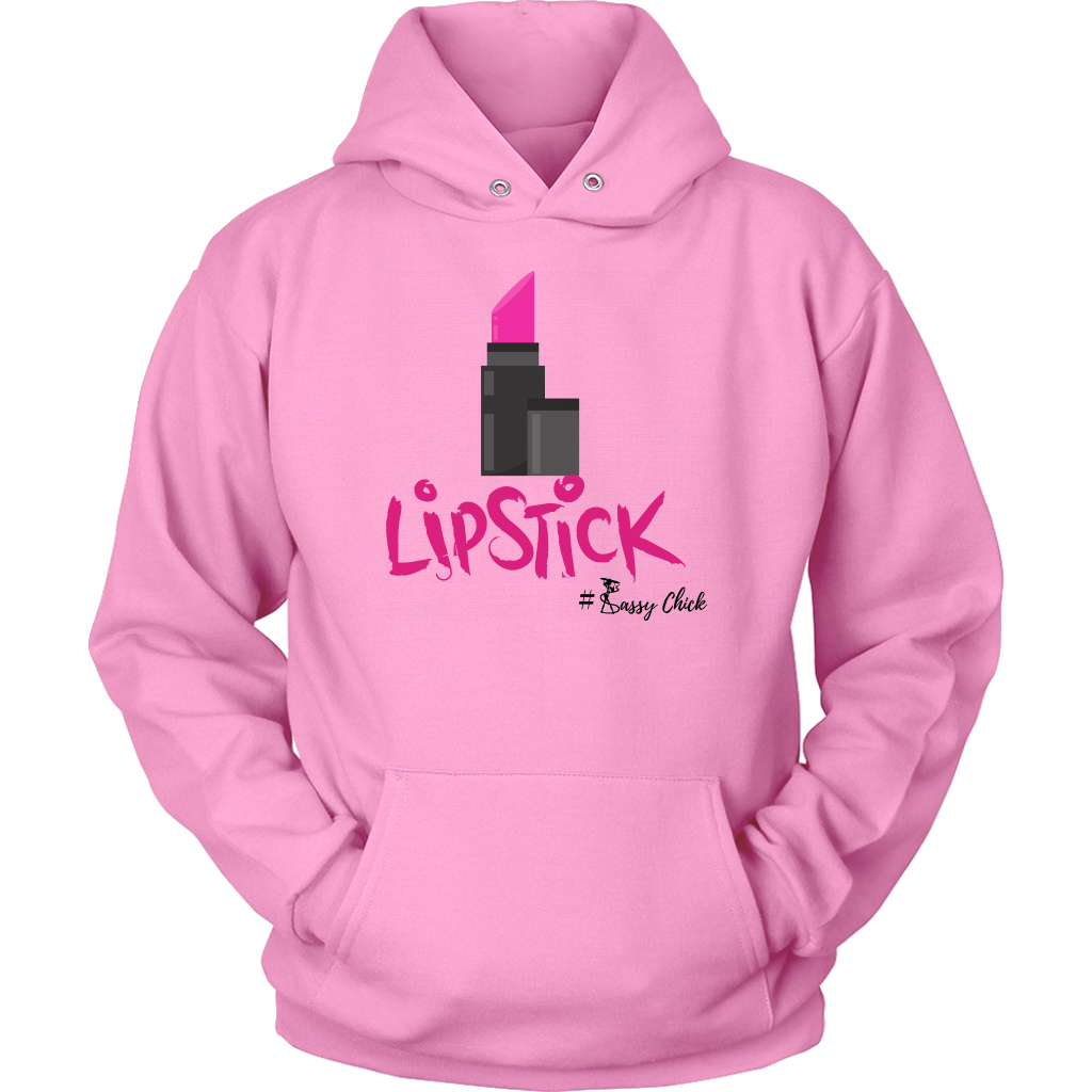 Sassy Pink Lipstick Hoodie