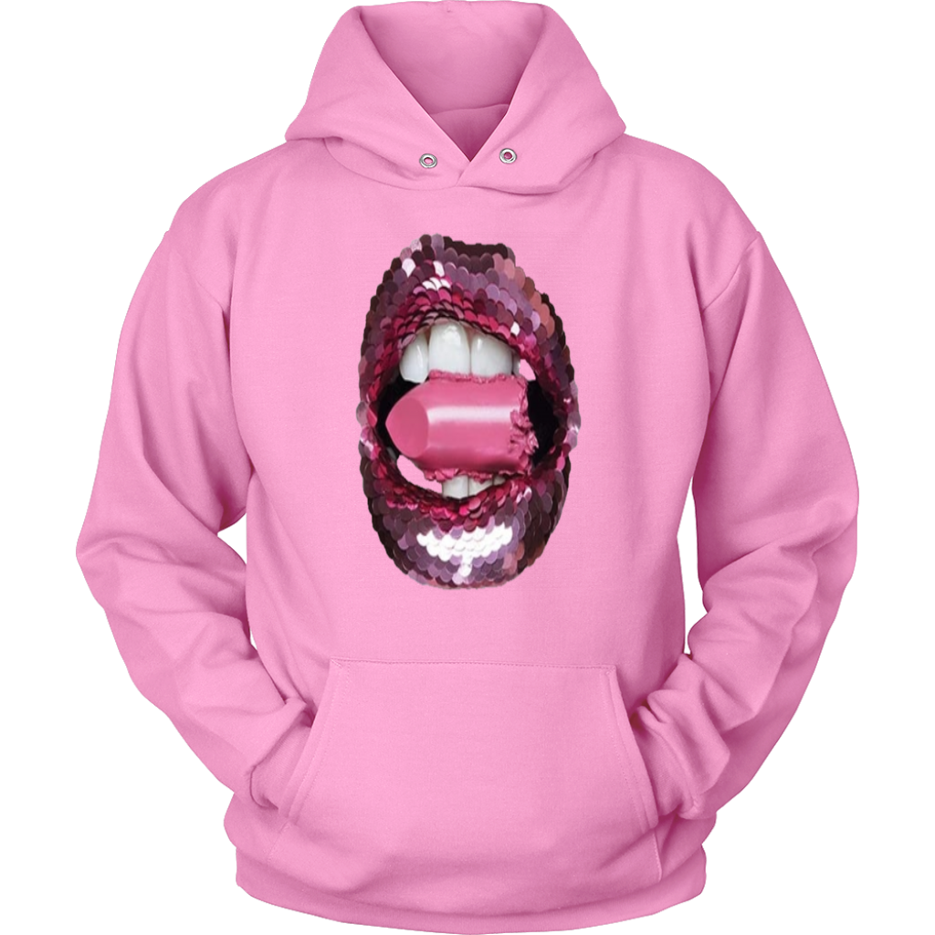 Glitter Lips Hoodies