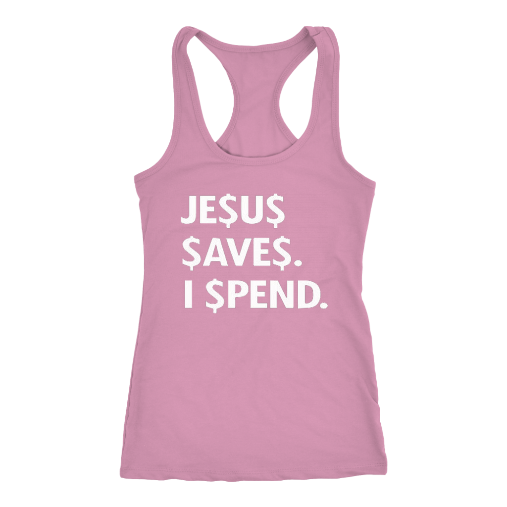 Jesus Save Spend Tanks - Shop Sassy Chick