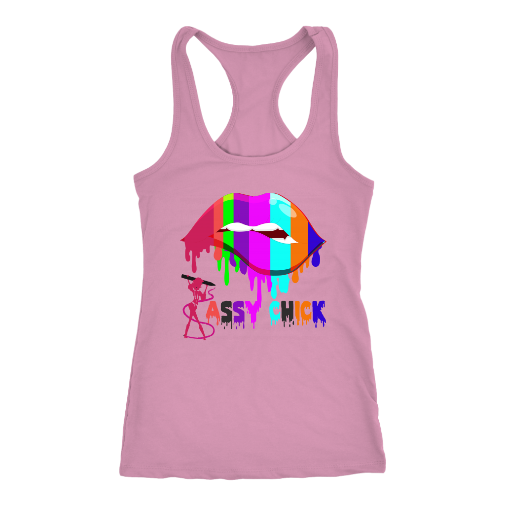 Sassy Drip Racerback Tank Top - Violet | Shop Sassy Chick