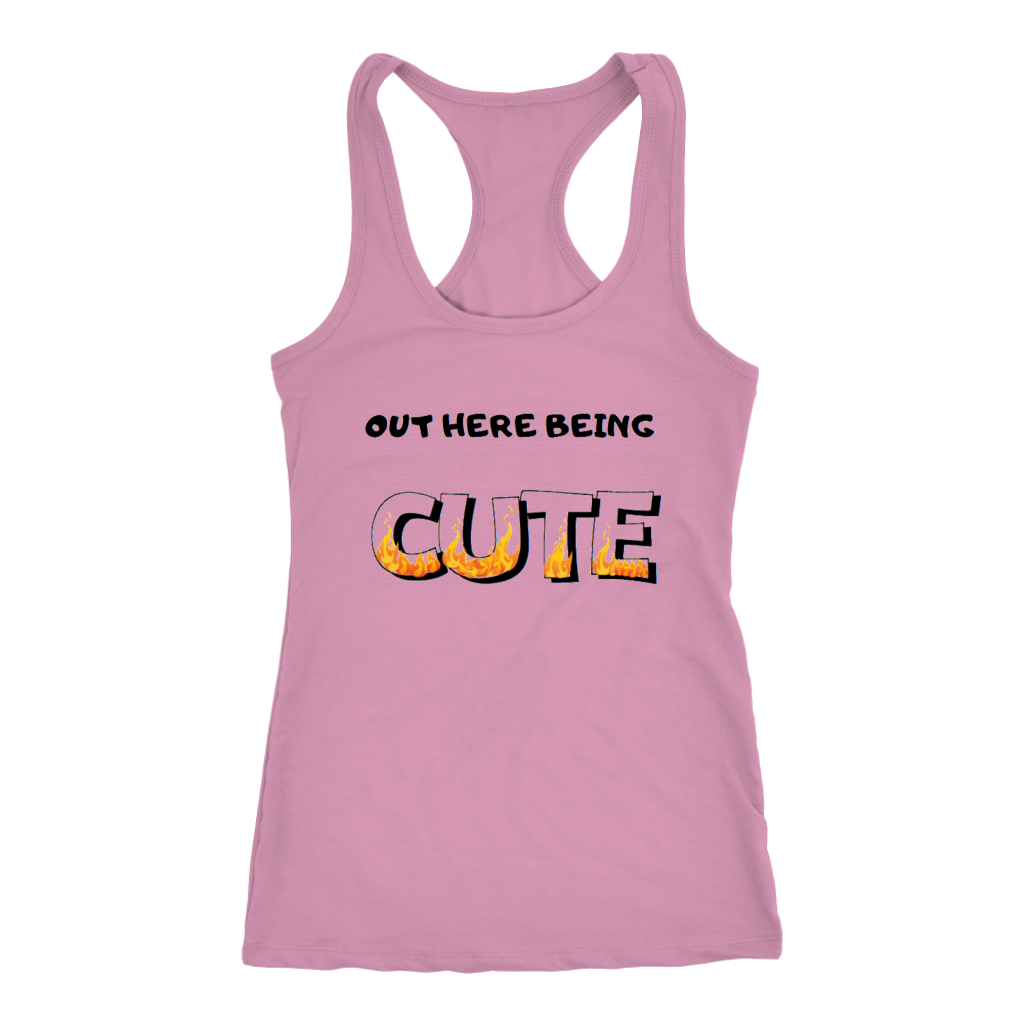Out Here Being Cute Tanks