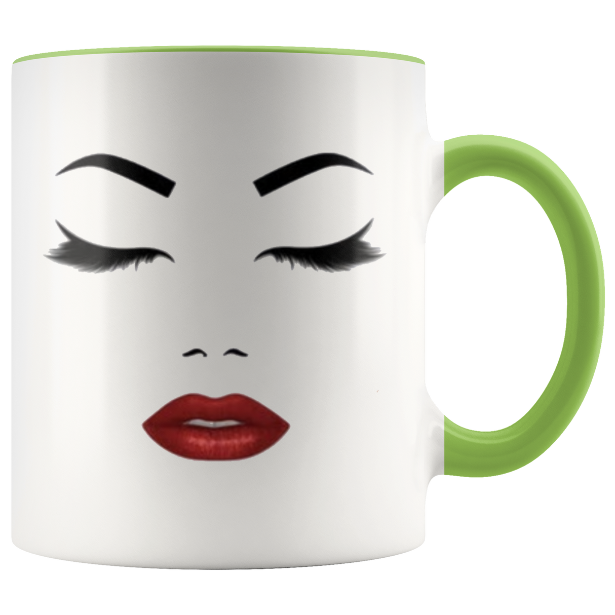 Red; Lip Face Coffee Mug - Shop Sassy Chick