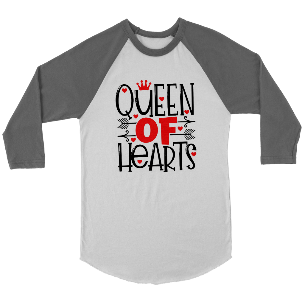 Queen Of Hearts Long Sleeves - Shop Sassy Chick