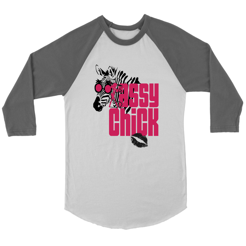 Sassy Zebra Women's Long Sleeves-Grey | Shop Sassy Chick