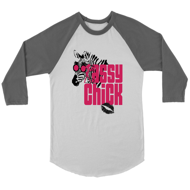 Sassy Zebra Women's Long Sleeves-Grey | Shop Sassy Chick