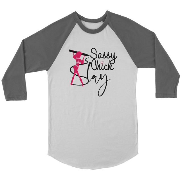 Sassy Slay Women's Long Sleeve - Grey | Shop Sassy Chick