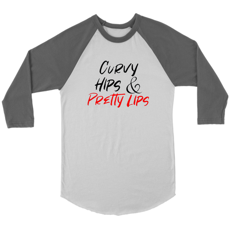 Curvy Hips & Pretty Lips Long Sleeves - Shop Sassy Chick