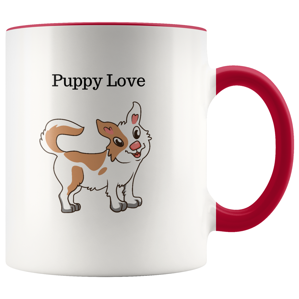 Mug Puppy Ceramic Accent Mug - Red | Shop Sassy Chick
