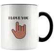I Love You Mug Ceramic Accent Mug - Black | Shop Sassy Chick