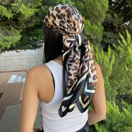 Power Prints: Bold Patterns and Designs for Silk Scarf Hair Bandanas
