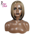 10 Inch Short Bob Lace Straight Synthetic Wigs Sassy Chick Logo