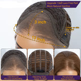 Size of 13X3 Pre Plucked Bob Synthetic Lace Front Wigs