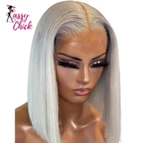13X4 Lace Frontal Bob Human Hair Wigs Sassy Chick Logo