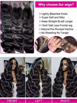 13x4 13X6 Wear And Go Body Wave Glue less Human Hair Wigs