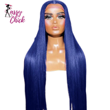 13x4 Straight HD Lace Front Human Hair Wigs Sassy Chick Logo