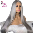 13x4 Straight Lace Frontal Wigs Human Hair Wig Sassy Chick Logo