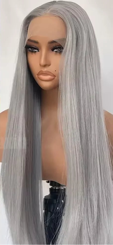 model using 13x4 Straight Lace Frontal Wigs Human Hair Wig