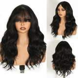 Black 20" Ombre Brown Body Wave 6x4 Lace Synthetic Wigs