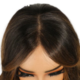 20" Ombre Brown Body Wave 6x4 Lace Synthetic Wigs