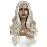 26“ Highlight Honey Brown Body Wave Wig beach blonde