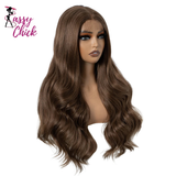 26 Inch Body Wave Front Lace Synthetic Wigs Sassy Chick Logo