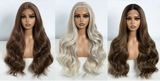 Collection of 26 Inch Body Wave Front Lace Synthetic Wigs