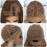Cap 26 Inch Body Wave Front Lace Synthetic Wigs