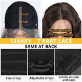 Size of 26 Inch Long Deep Body Wavy Synthetic Wigs