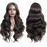 28" Highlight Body Wave Wigs black