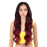 28" Highlight Body Wave Wigs red