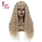 30 Inch Curly Lace Front Heat Resistant Synthetic Wigs Sassy Chick Logo