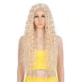 30 Inch Long Curly Hair Wig blonde