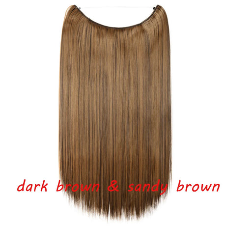 sandy brown synthetic hair