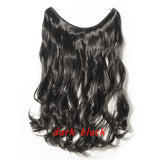 black synthetic hair