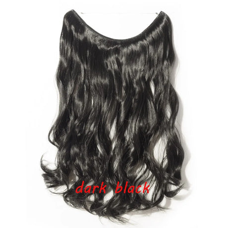 black synthetic hair