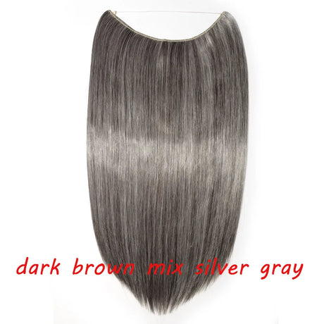 silver gray synthetic hair
