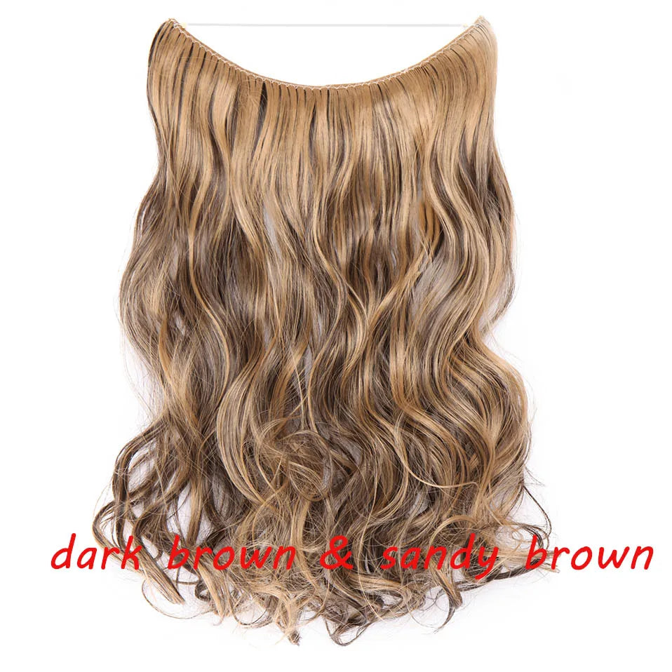 sandy brown synthetic hair 