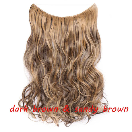 sandy brown synthetic hair 