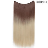brown bleach blonde synthetic hair