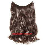 medium brown synthetic hair