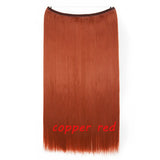 copper red synthetic hair