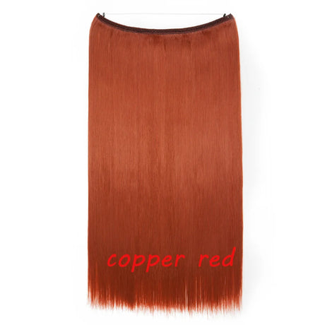 copper red synthetic hair