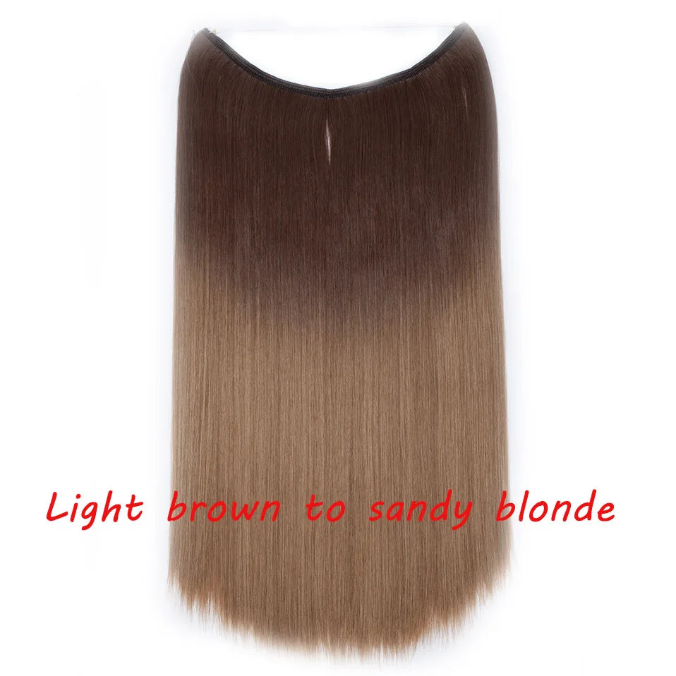 sandy blonde synthetic hair