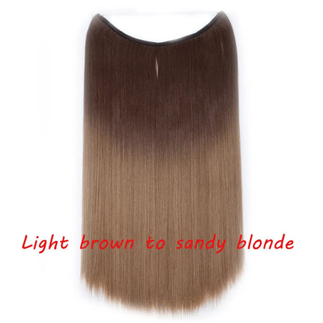 sandy blonde synthetic hair