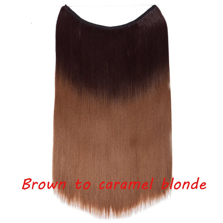 caramel blonde synthetic hair