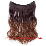 brown caramel blonde synthetic hair
