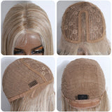 36 Inch Ombre Blonde Lace Wig cap